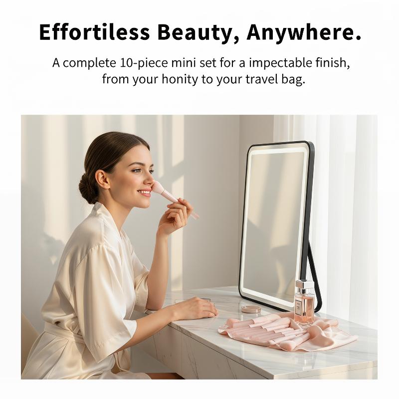 Beauty Makeup Events - 10 Adet Sentetik Makyaj Fırça Seti