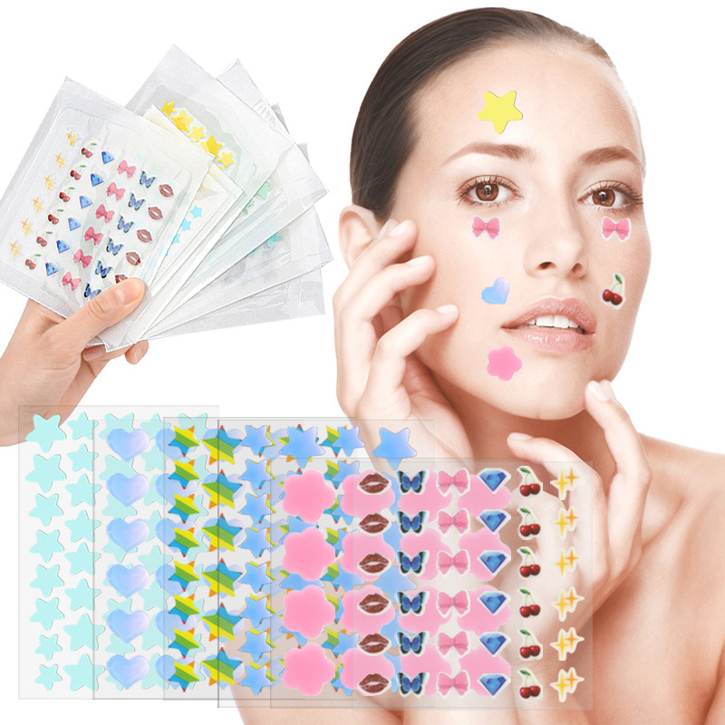 Beauty Makeup Tool - Renkli Karikatür Sivilce Yaması Cilt Bakımı