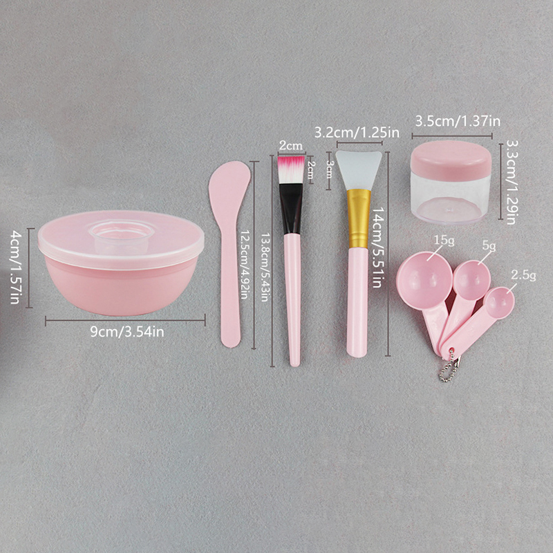 Beauty Makeup Bar - Yüz Fırçası Maske Kasesi Kaşık Seti