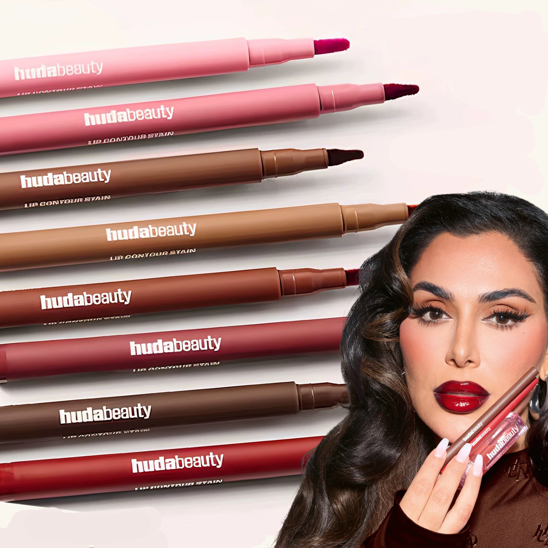 Beauty Huda Makeup - Huda Beauty Dudak Kalemi Nude Mat
