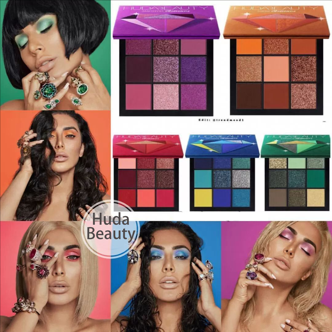 Beauty Huda Makeup - Huda Beauty 9 Renk Paleti Elmas