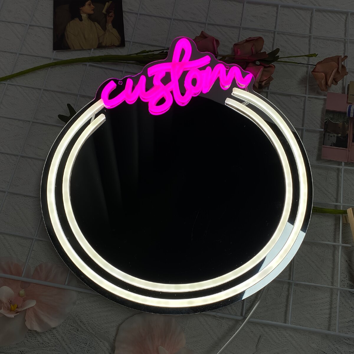 Özel Tasarım Aynalı Neon Tabel - Makeup Beauty Lounge incelemesi ve fiyatı