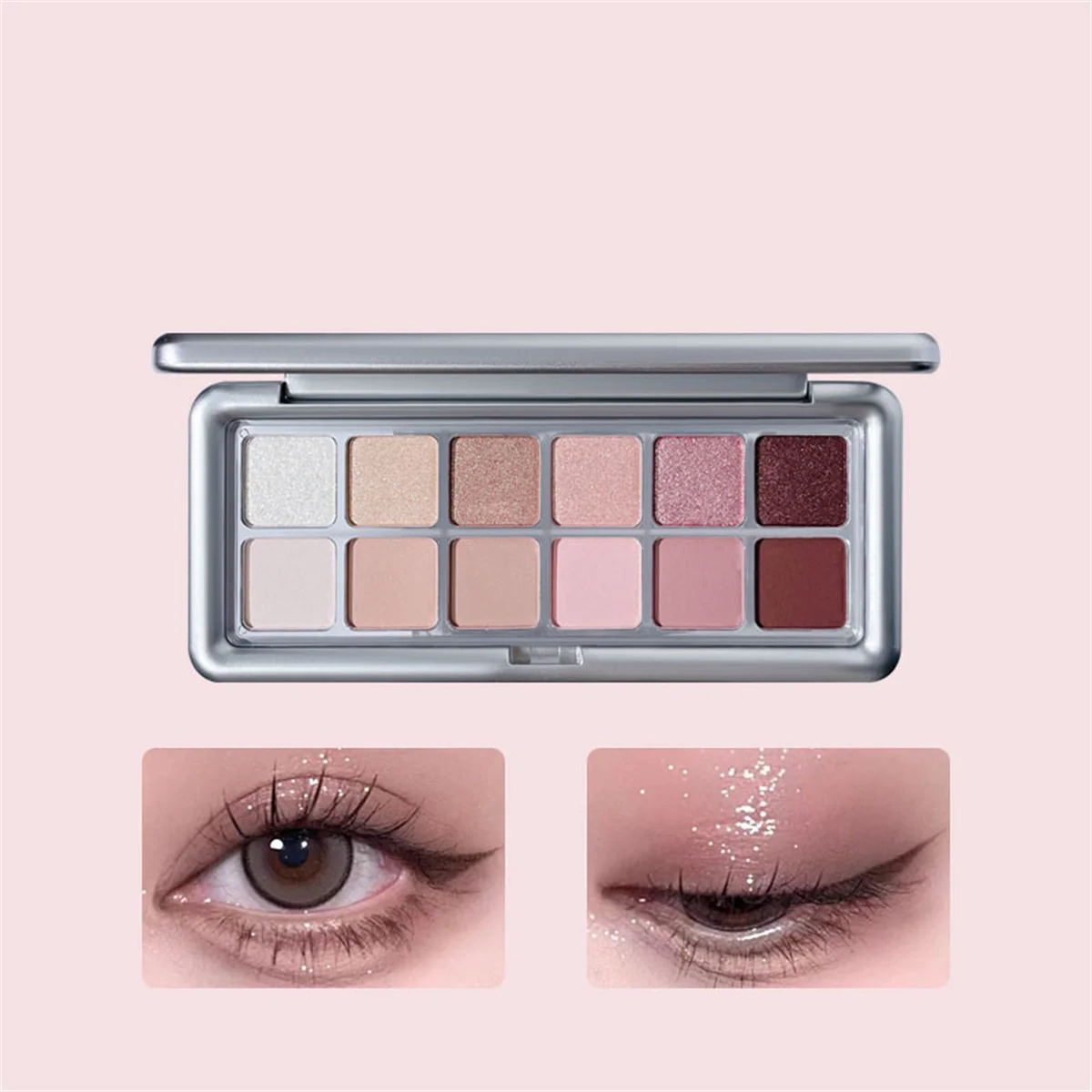 12 Renk Göz Farı Plaka Mat Inc - Beauty Huda Makeup incelemesi ve fiyatı