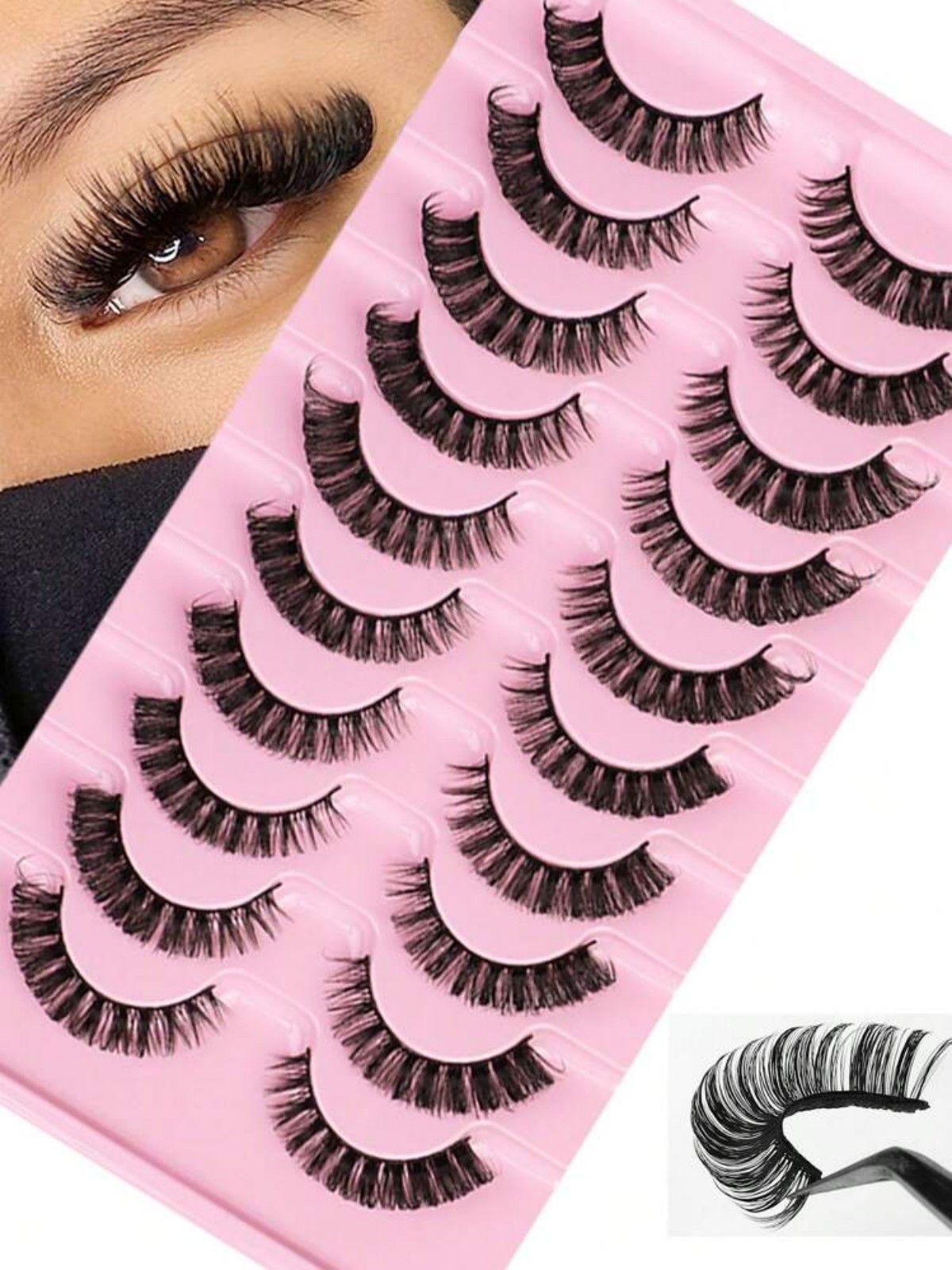 Rus Çizgili Takma Kirpik Seti, - Beauty Makeup Bar incelemesi ve fiyatı