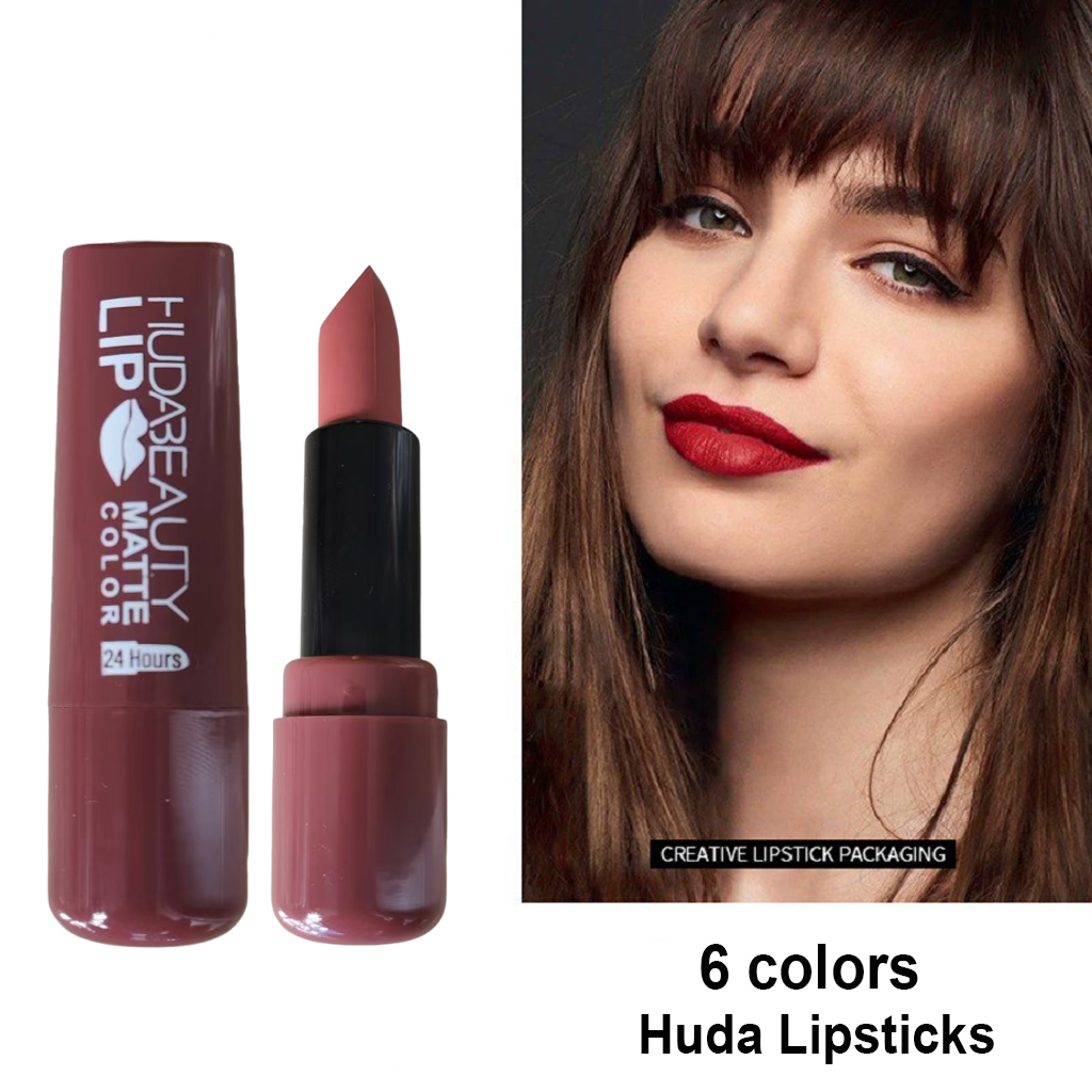 6 renk Ruj Mat 3.8g Huda Nued  - Beauty Huda Makeup incelemesi ve fiyatı