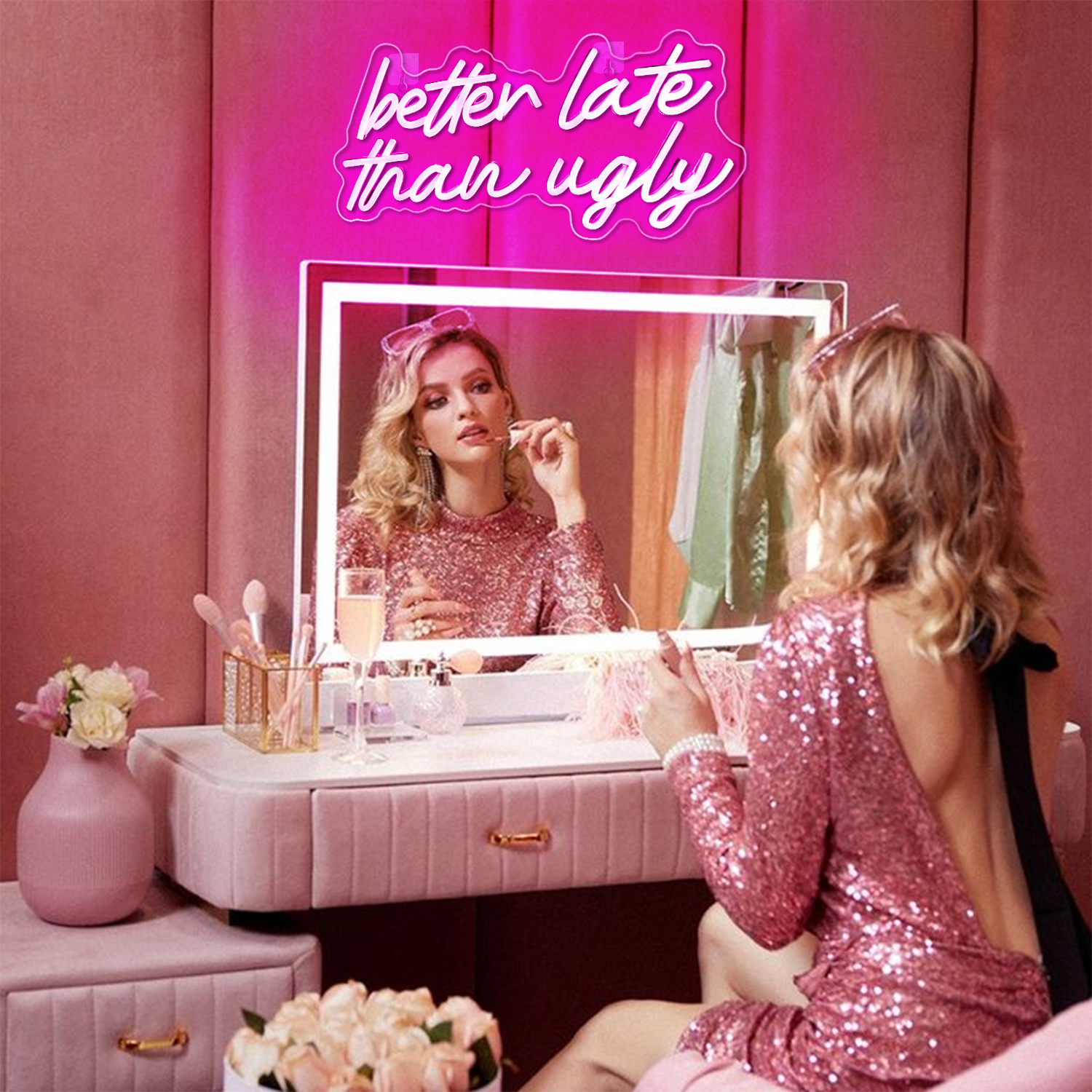 Çirkin Neon Burcu Led Işıkları - Beauty Makeup Bar incelemesi ve fiyatı